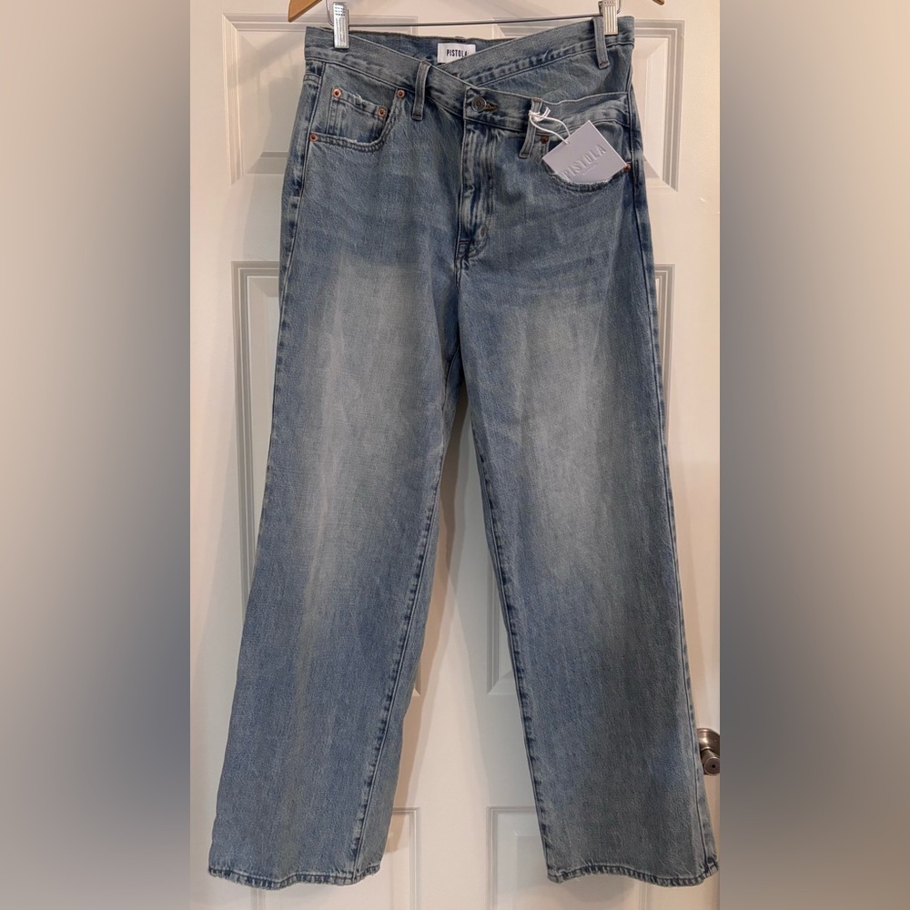 NWT‎ Pistola Bobbie High Rise Wide Leg Jean - Picture 4 of 5